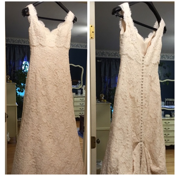 Paloma Blanca Rosalyn Lace Bridal Gown - Picture 5 of 7